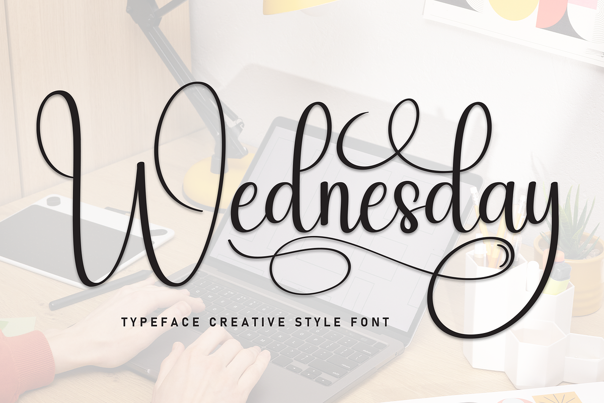 Wednesday | Script Font, a Handwritten Font by Scratchones (Photo 1 of 9)