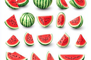 Juicy Watermelon Slices and Whole Fr, a Food & Drink Photo by Pixeness Studio