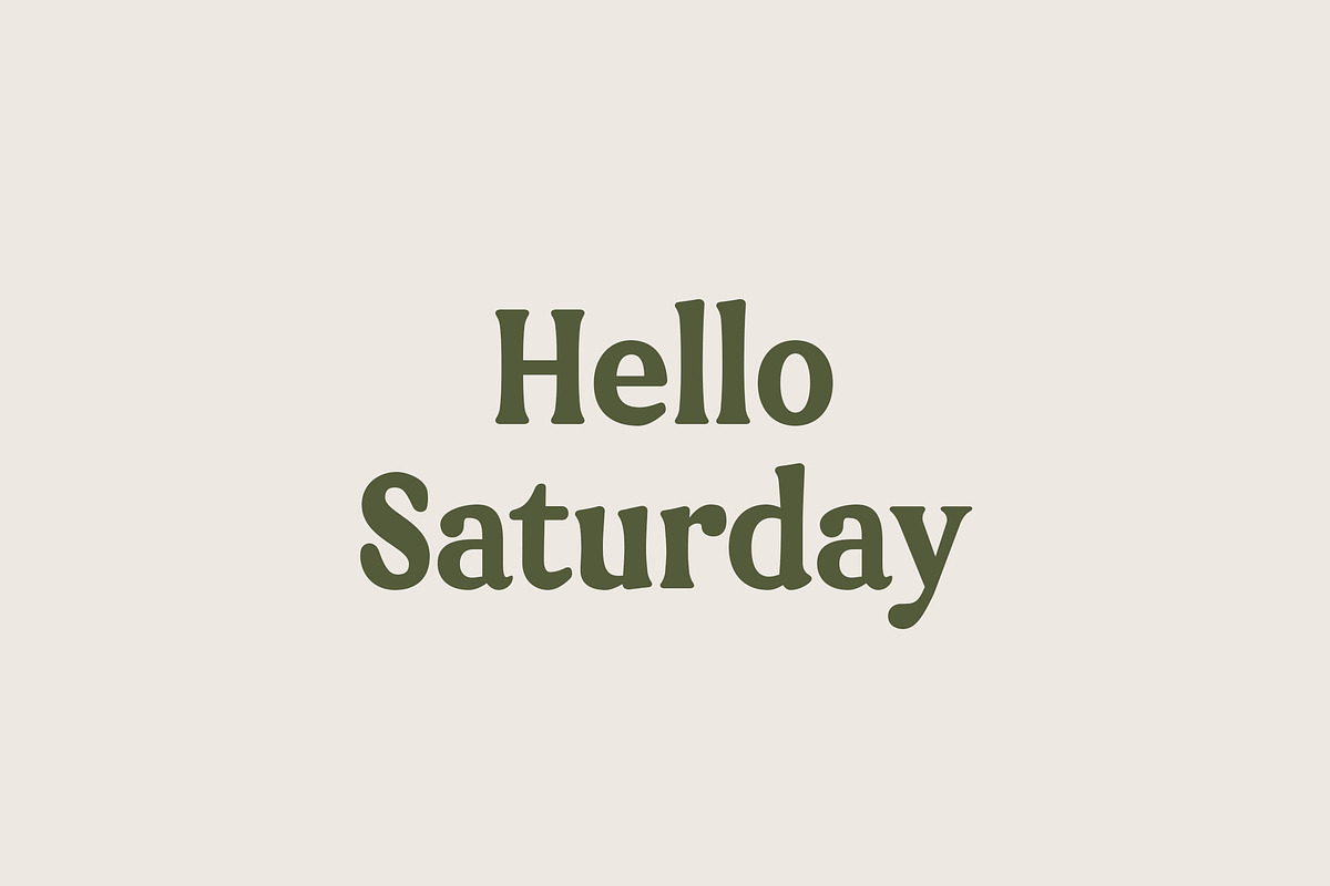 Weekenia Bold Rounded, a Serif Font by Versetype (Photo 10 of 11)