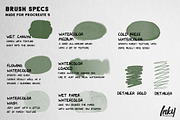 Watercolor & Wash Procreate Kit, a Brush Add-On by Inky Pixels (Thumbnail 2 of 6)