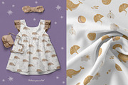 Celestial Animals clipart & pattern, an Animal Illustration by polikarpovaart (Thumbnail 5 of 10)
