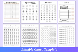 2024 Budget Planner Canva KDP