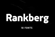 Rankberg - Logo Font Family, a Sans Serif Font by Umitype (Thumbnail 1 of 12)