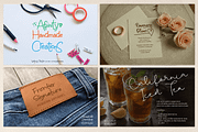 Handwritten Font Bundle - 12 Fonts, a Handwritten Font by Letterhanna Studio (Thumbnail 2 of 6)