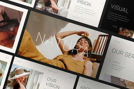 Natura Powerpoint Template, a Presentation Template by Portocraft