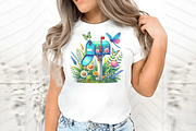 Spring Mailbox Sublimation Clipart, an Illustration by RobertsArt (Thumbnail 4 of 7)