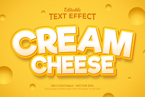 Text Effect - Cream Cheese