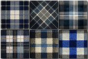 Set Tartan Color Classic Blue, a Texture Illustration by DreamPrint404 (Thumbnail 2 of 4)