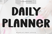 Daily Planner, a Script Font by InermediaSTUDIO (Thumbnail 1 of 8)