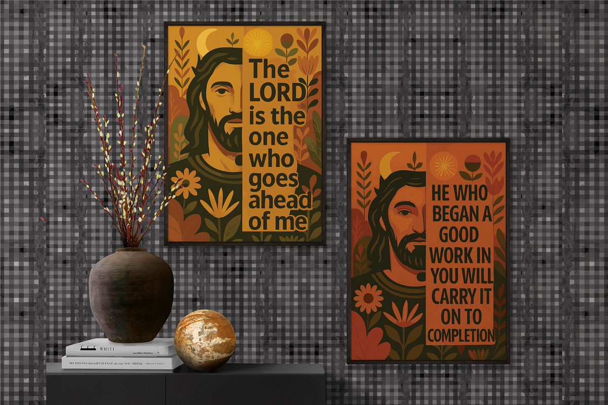 Jesus Bible Art Collages-Posters, a Person Illustration by Blynn Pippen (Photo 9 of 21)