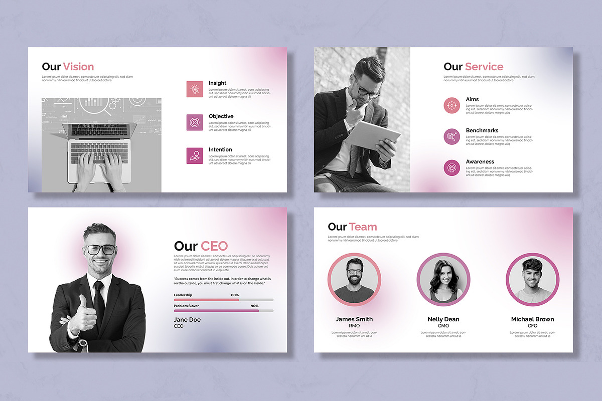 Colorful Marketing Plan Presentation, a Presentation Template by Mighty-Slide (Photo 4 of 6)