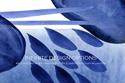 Sapphire Blue Clipart Watercolor, a Texture Graphic by FineArt (Thumbnail 9 of 12)