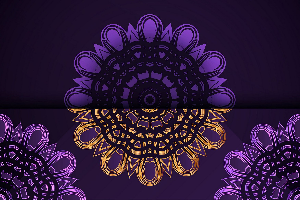 Mandala Vector Pattern Graphics Pack, a Background Graphic by NJ Himel (Photo 23 of 91)