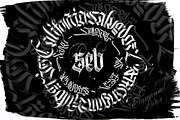 Blackletter Brush for Procreate, a Brush Add-On by Emmanuel Buron (Thumbnail 3 of 8)