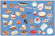 French & British Tea Time, a Food Illustration by VianneArt (Thumbnail 2 of 5)