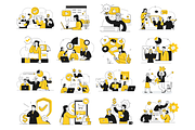 Business Marketing Illustrations set, a Work Illustration by StonePic (Thumbnail 5 of 6)