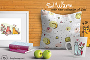 St.Valentine's Cats - 82 elements, an Animal Illustration by Zooza Art (Thumbnail 7 of 8)