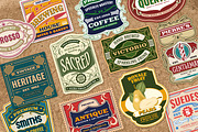 30 Vintage Badges & Retro Labels, an Object Graphic by Neodivisu (Thumbnail 10 of 10)
