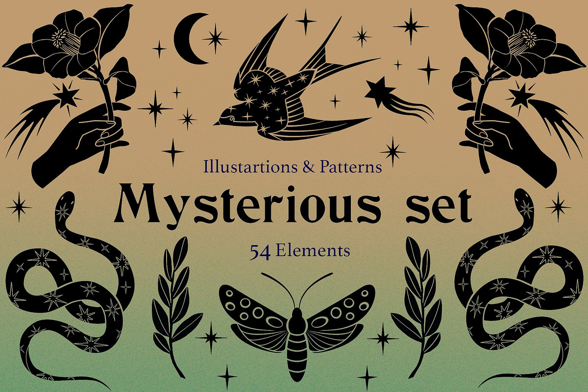 Mysterious set, an Illustration by Mii Lab (Photo 1 of 13)