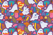 Ghosts in the Mushroom Woods, a Pattern Graphic by PenguinHouse (Thumbnail 5 of 11)