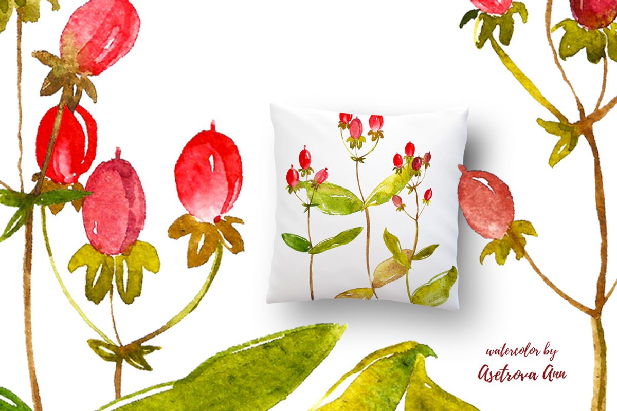 Watercolor berry, a Food Illustration by Ann Astro (Photo 4 of 5)
