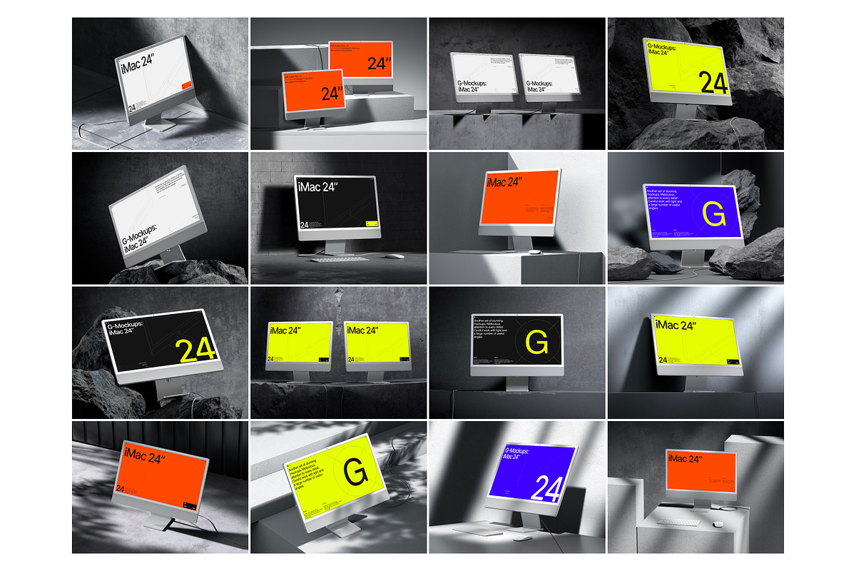 G-Mockups: iMac 24 Inch, a Mac Mockup by ls.graphics (Photo 2 of 9)