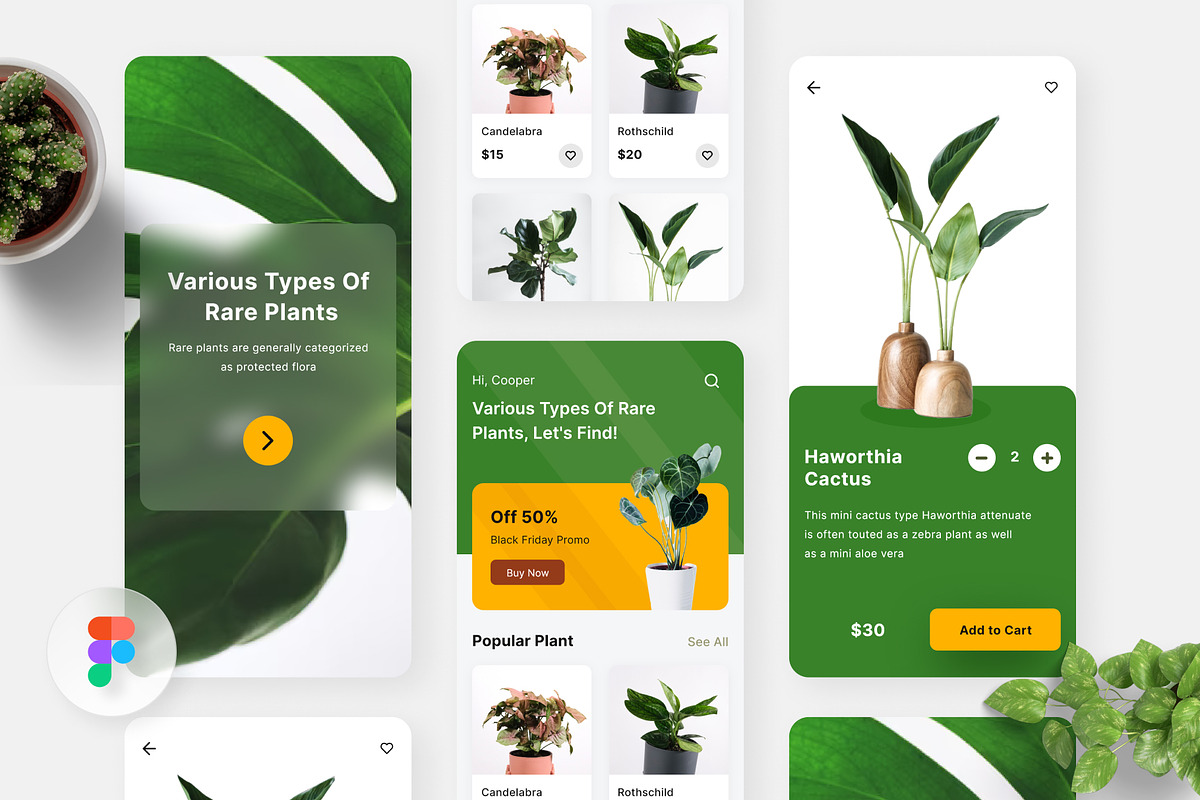 Planta - Plant Mobile App, a Websites & App Template by Panen Creative (Photo 1 of 3)