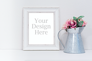 White Frame Mockup Bundle (5 Pack), a Print Template by daltonaiken (Thumbnail 6 of 6)