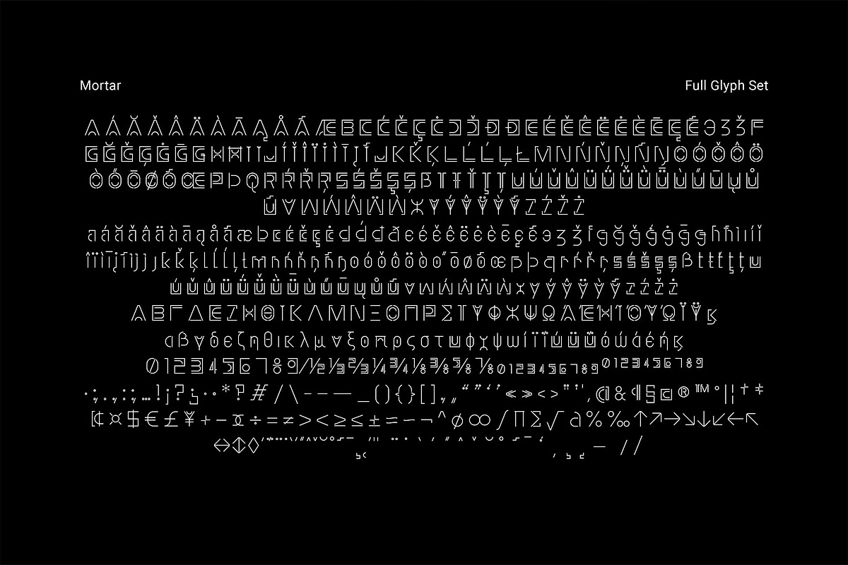 Mortar Display Font, a Font by Crafted by AKD (Photo 4 of 8)