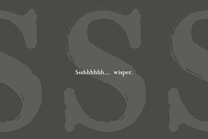 Wisper - Distressed Serif Font