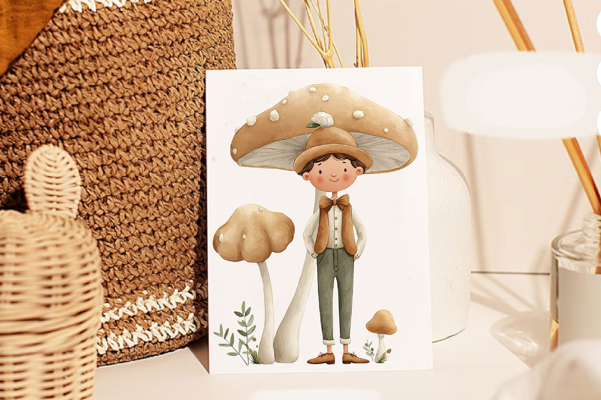 Mushroom Fairies. Kids collection, an Illustration by DreamCafeArt (Photo 6 of 9)