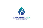 Channel Six Logo, a Branding & Logo Template by ashenterprise (Thumbnail 1 of 3)