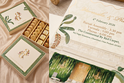 Luxury Botanical Wedding Invitations, an Invitation Template by OORH Designs (Thumbnail 3 of 4)