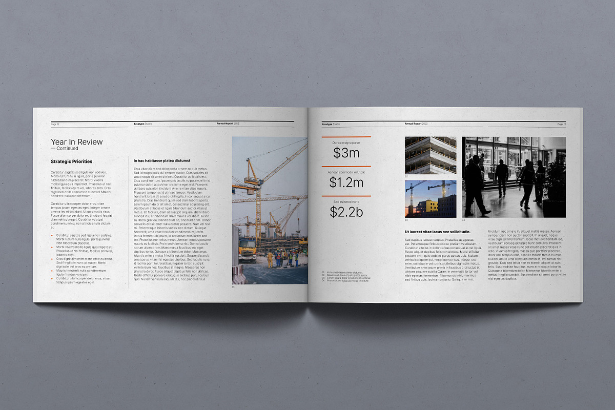 Kreatype Annual Report, a Brochure Template by Kreatype Studio (Photo 7 of 17)