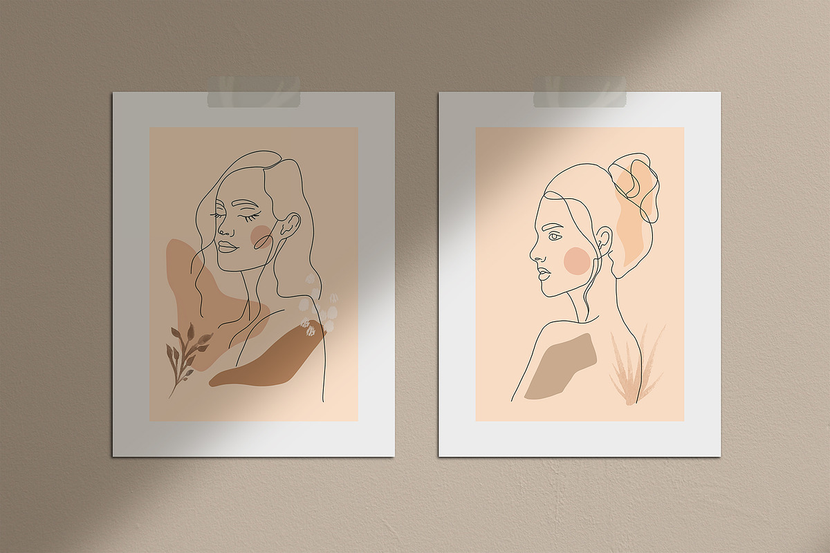 10 Line Art Posters, a Decorative Illustration by Miracles Everywhere (Photo 4 of 8)