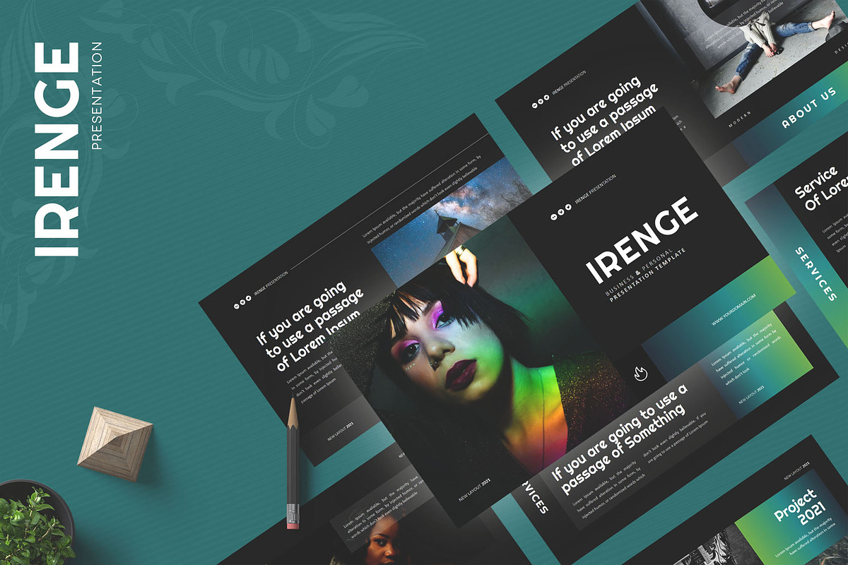 Irenge Google Slide, a Presentation Template by Dedijuniadi (Photo 1 of 4)