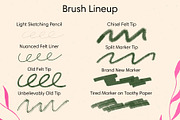 Photoshop Digital Brushes 24x, a Brush Add-On by Esther Nariyoshi (Thumbnail 2 of 11)