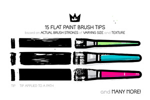 Flat Paint Brushes