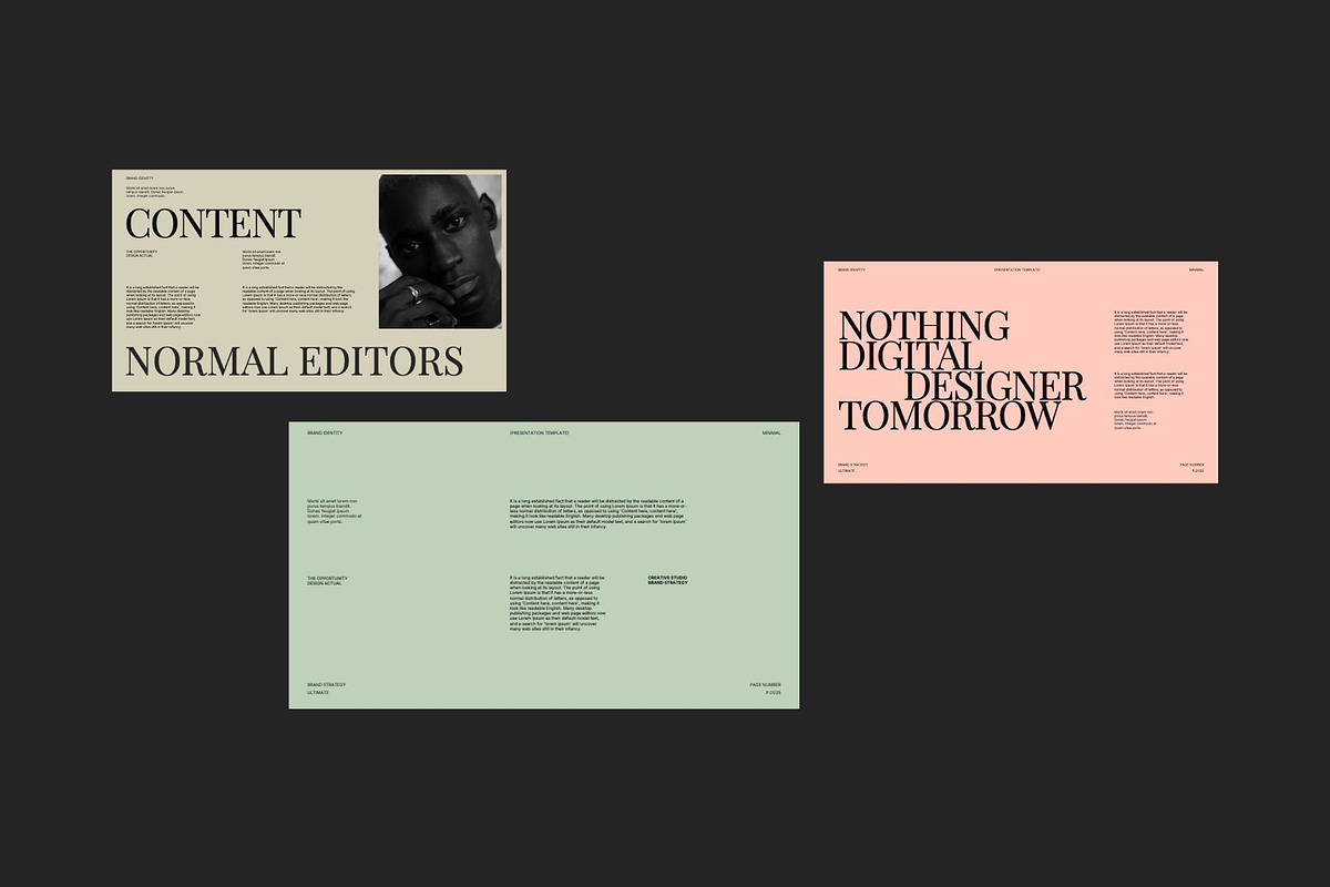 Roberto - Brand Identity PowerPoint, a Presentation Template by Creatorism (Photo 4 of 9)
