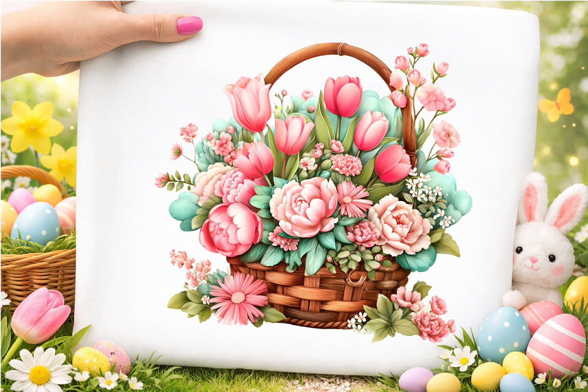 Happy Mothers Day Floral clipart, an Illustration by GatewayDesign (Photo 3 of 5)