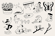 Folk Spring Illustration and Graphic, an Object Graphic by Schumacher Shop (Thumbnail 3 of 11)
