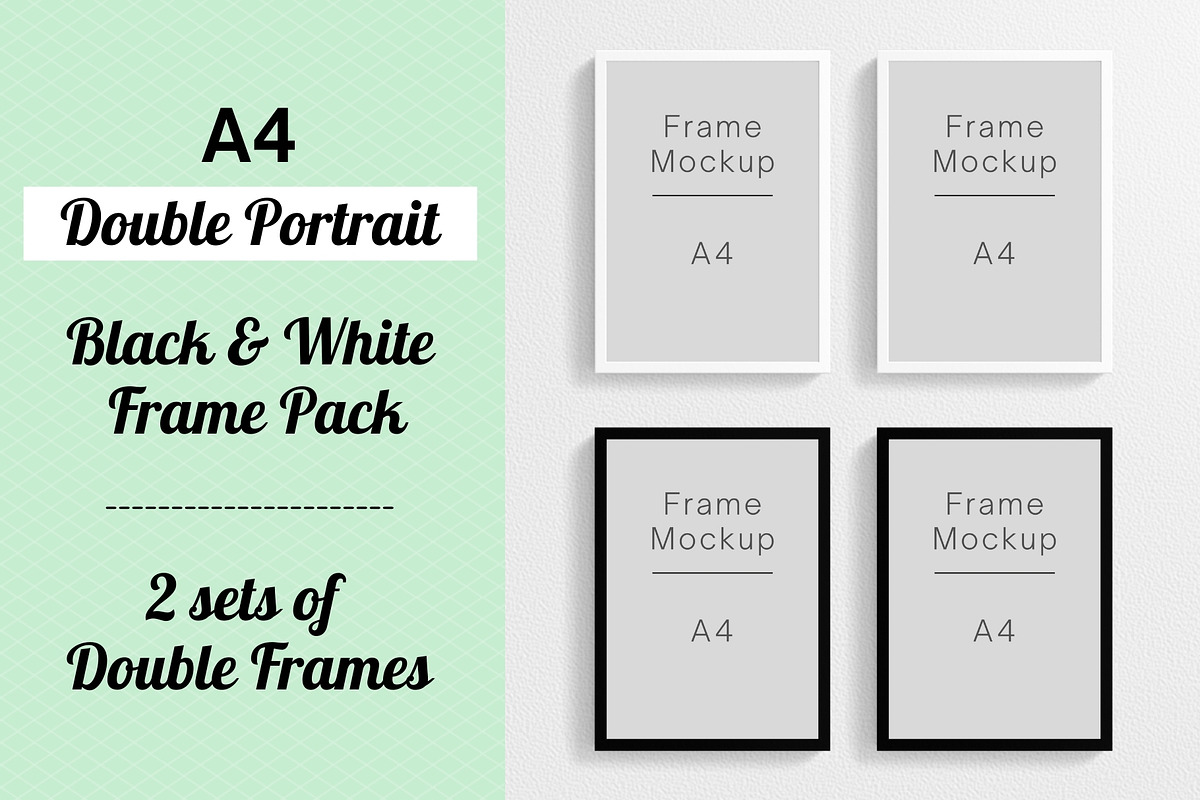 A4 Double Frame Pack, an Object Graphic by Loads of Lovely (Photo 1 of 3)