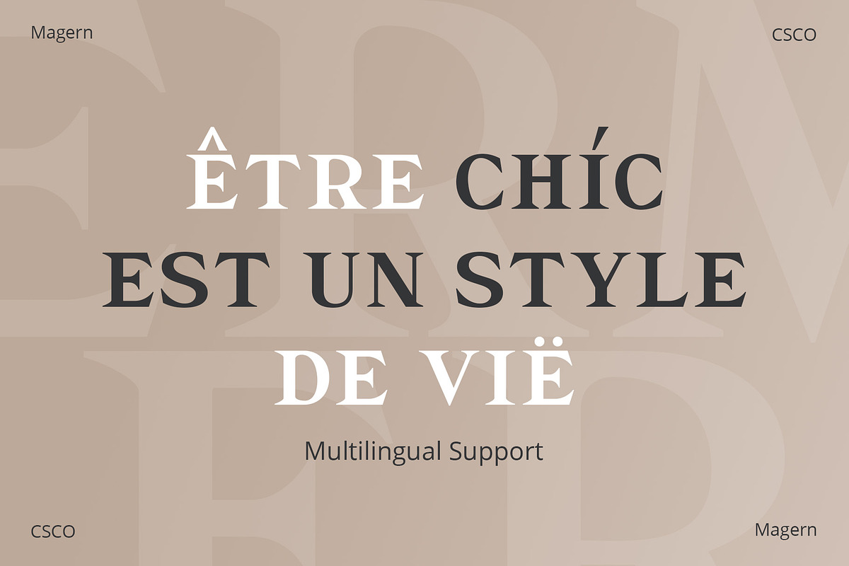Magern – Serif Typeface, a Sans Serif Font by Craft Supply Co. (Photo 7 of 8)