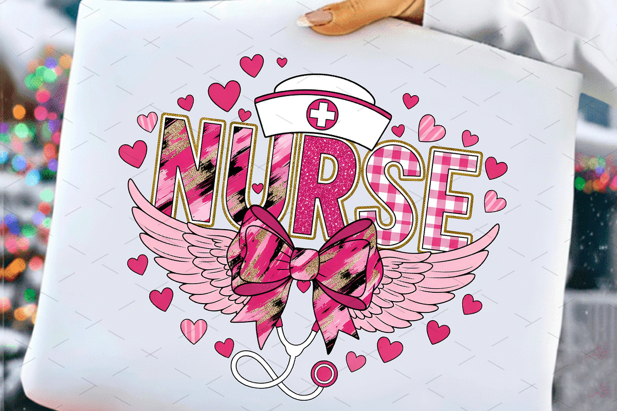 Valentine coquette Nurse Png, an Illustration by Libby Wishes (Photo 3 of 8)
