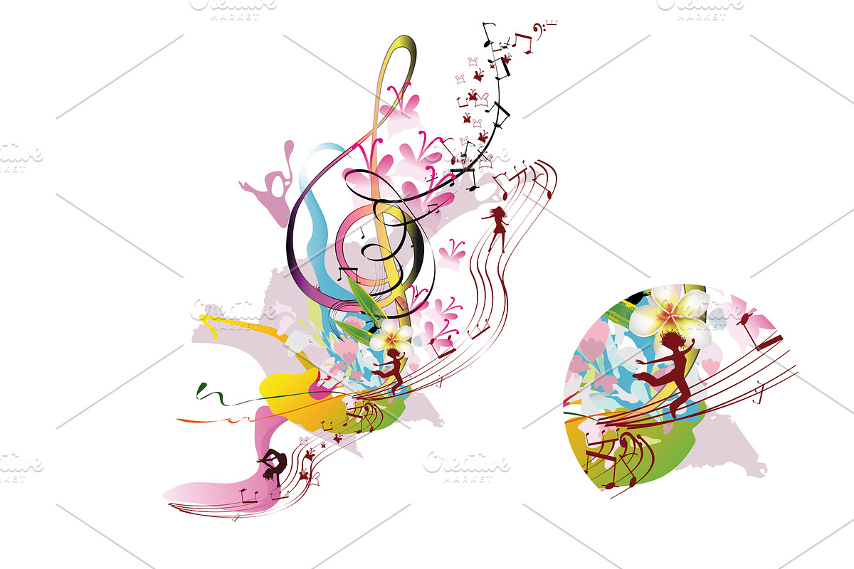 Musical Treble clefs!, a Decorative Illustration by Laifalight (Photo 10 of 18)