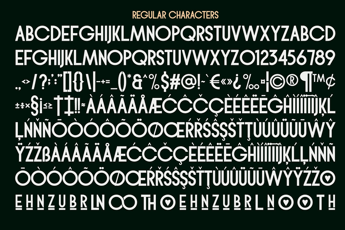 Theboon - Sans Serif Display Font, a Sans Serif Font by Marvadesign (Photo 3 of 7)