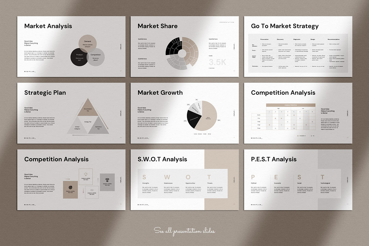 Business Plan PowerPoint Template, a Presentation Template by TemplatesForest (Photo 7 of 13)