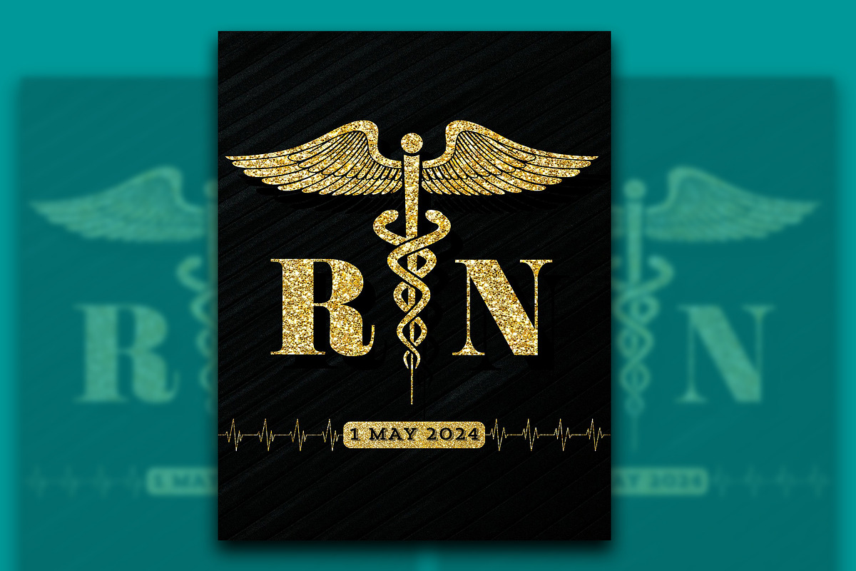 nursing graduation invitation, a Templates & Theme by iloveTemplate (Photo 2 of 2)