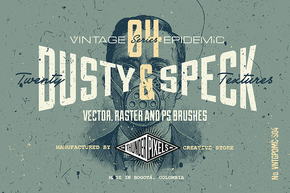 20 Dusty and Speck Textures - VES04 preview 6