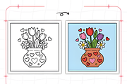Cozy Vibes Bold & Easy Coloring Book, a Decorative Illustration by Ink Gallery (Thumbnail 5 of 9)